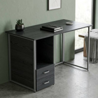Комп'ютерний стіл Ferrum-decor Отто 75x140x70 сірий ДСП Сосна Кембра 16мм (FRD-101525)