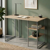 Комп'ютерний стіл Ferrum-decor Кевін 75x120x70 сірий ДСП Дуб Сан-Марино 32мм (FRD-101755)