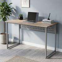 Комп'ютерний стіл Ferrum-decor Майк 75x140x60 сірий ДСП Дуб Сан-Марино 32мм (FRD-101795)