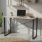 Письмовий стіл Ferrum-decor Дейв 75x100x60 чорний ДСП Дуб Сонома 16мм (FRD-101965)