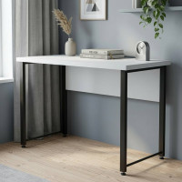 Письменный стол Ferrum-decor Курт 76x100x60 черный ДСП Белое 32мм (FRD-102025)