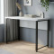 Письмовий стіл Ferrum-decor Курт 76x100x60 чорний ДСП Біле 32мм (FRD-102025)