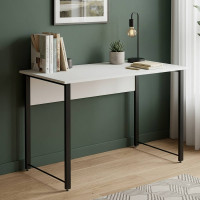 Письмовий стіл Ferrum-decor Курт 75x120x70 чорний ДСП Біле 16мм (FRD-102035)