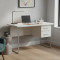 Письмовий стіл Ferrum-decor Дакота 76x120x60 сірий ДСП Біле 32мм (FRD-102315)