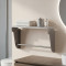 Полка настенная Ferrum-decor Свит 300x700x150 металл Серый ДСП Белое 16 мм (FRD-102835)