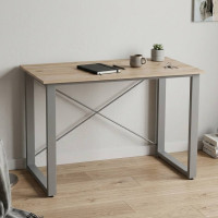 Письменный стол Ferrum-decor Драйв 750x1200x600 Серый металл ДСП Дуб Сан-Марино 32 мм (FRD-103325)