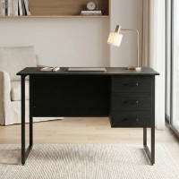 Комп'ютерний стіл Ferrum-decor Гаррі 75x120x60 чорний ДСП Сосна Кембра 16мм (FRD-103535)