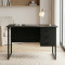 Компьютерный стол Ferrum-decor Гарри 75x120x60 черный ДСП Сосна Кембра 16мм (FRD-103535)