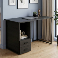 Комп'ютерний стіл Ferrum-decor Отто 75x120x60 чорний ДСП Сосна Кембра 16мм (FRD-103575)