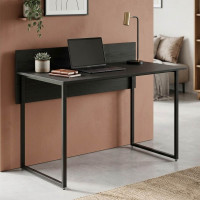 Комп'ютерний стіл Ferrum-decor Скай 75x140x60 чорний ДСП Сосна Кембра 16мм (FRD-103635)