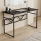 Компьютерный стол Ferrum-decor Раян 75x100x60 черный ДСП Сосна Кембра 16мм (FRD-103675)
