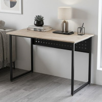 Компьютерный стол Ferrum-decor Майк 75x100x60 черный ДСП Дуб Сан-Марино 32мм (FRD-103855)