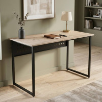 Комп'ютерний стіл Ferrum-decor Майк 75x120x60 чорний ДСП Дуб Сан-Марино 32мм (FRD-103865)