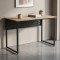 Компьютерный стол Ferrum-decor Майк 75x140x60 черный ДСП Дуб Сан-Марино 32мм (FRD-103875)