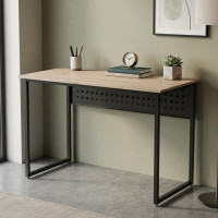 Компьютерный стол Ferrum-decor Майк 75x120x70 черный ДСП Дуб Сан-Марино 32мм (FRD-103895)