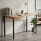Комп'ютерний стіл Ferrum-decor Курт 75x140x60 чорний ДСП Дуб Сан-Марино 32мм (FRD-103925)