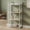 Етажерка 4/60 Ferrum-decor Серії Конект 120x60x28 білий ДСП Дуб Сонома 16мм (FRD-104245)