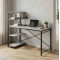 Комп'ютерний стіл Ferrum-decor Джек 75x120x60 Чорний ДСП Бетон (FRD-104385)