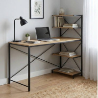 Комп'ютерний стіл Ferrum-decor Джек 75x140x60 Чорний ДСП Артизан (FRD-104405)