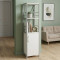 Этажерка 3/34 Ferrum-decor Серии Конект с тумбой 144x34x28 Серый ДСП Белое (FRD-104435)