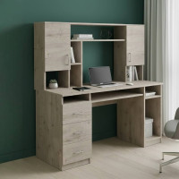 Стіл комп'ютерний Анжело Ferrum-decor 1400x1422x600 ДСП Дуб Сан-Марино 16 мм (FRD-104705)