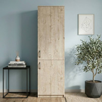 Пенал Анжело Ferrum-decor на 5 полиць із 2 дверима 1900x500x380 ДСП Дуб Сан-Марино 16 мм (FRD-104955)
