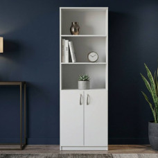 Шкаф Анжело Ferrum-decor на 5 полок с 2 дверями 1900x600x380 ДСП Белое 16 мм (FRD-104995)