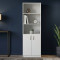 Шкаф Анжело Ferrum-decor на 5 полок с 2 дверями 1900x600x380 ДСП Белое 16 мм (FRD-104995)