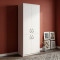 Шкаф Анжело Ferrum-decor 5 полок 4 двери 1900x800x380 ДСП Белое 16 мм (FRD-105055)
