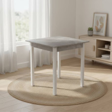 Стол кухонный Ferrum-decor Диего 75x70x70 Белый ДСП Бетон 16мм (FRD-105573)