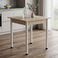 Стол кухонный Ferrum-decor Агата 75x70x70 Белый ДСП Сан-Марино 16мм (FRD-105633)