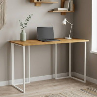 Компьютерный стол Ferrum-decor Ханна 75x120x60 белый ДСП Дуб Артизан 16мм (FRD-106213)