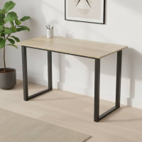Стіл письмовий Кнап 2 Ferrum-decor 750x1000x700 Чорний метал ДСП Дуб Сонома 16 мм (FRD-106413)