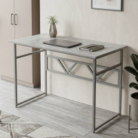 Стіл письмовий Раян Ferrum-decor 750x1400x700 Сірий метал ДСП Бетон 16 мм (FRD-106503)