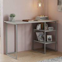 Стол письменный Кевин Ferrum-decor 75x100x70 Серый металл ДСП Бетон 16 мм (FRD-106563)