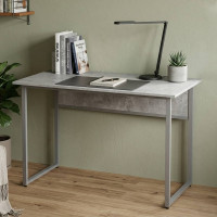 Стіл письмовий Коді Ferrum-decor 75x140x60 Сірий метал ДСП Бетон 16 мм (FRD-106593)