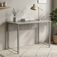 Стіл письмовий Курт Ferrum-decor 75x120x60 Сірий метал ДСП Бетон 16 мм (FRD-106623)