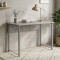 Стіл письмовий Курт Ferrum-decor 75x120x60 Сірий метал ДСП Бетон 16 мм (FRD-106623)