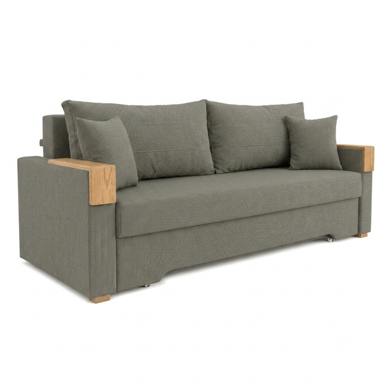 Ортопедичний розкладний диван Мекко Reston 2250×960 Pocket Spring Cocos тканина Bagama 31 (MEK-161180)