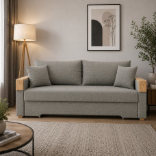 Ортопедичний розкладний диван Мекко Reston 2250×960 Pocket Spring Cocos тканина Bagama 31 (MEK-161180)