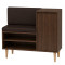 Тумба для взуття з сидінням LION ТО-12 100x40x73 см Дуб Ліворно (LION-045343)