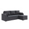 Кутовий диван ортопедичний Мекко Wilson 1950*1450 Lux IV категорія Bestseller Dark Grey (MEK-161520)