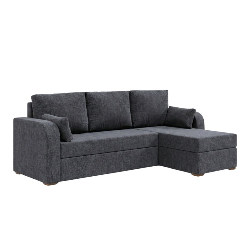 Кутовий диван ортопедичний Мекко Wilson 1950*1450 Lux IV категорія Bestseller Dark Grey (MEK-161520)