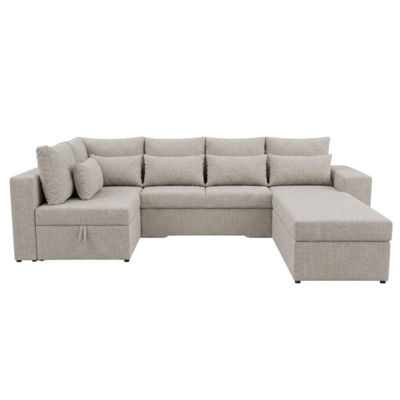 Кутовий ортопедичний диван Мекко Chester II 3400х1800 + пуф 1340х680 Bonel Standart Hard Plus IV категорія Bestseller Bone (MEK-161700)