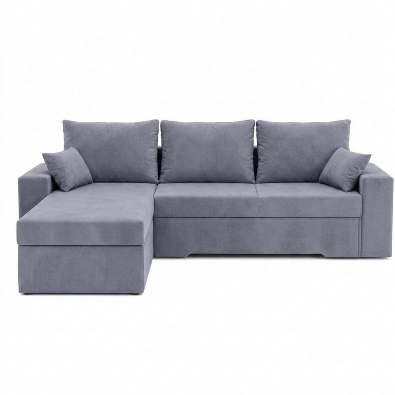 Кутовий ортопедичний диван Мекко Epoh 3000х1800 Gold II категорія Allure Premium Cool Grey (MEK-161610)