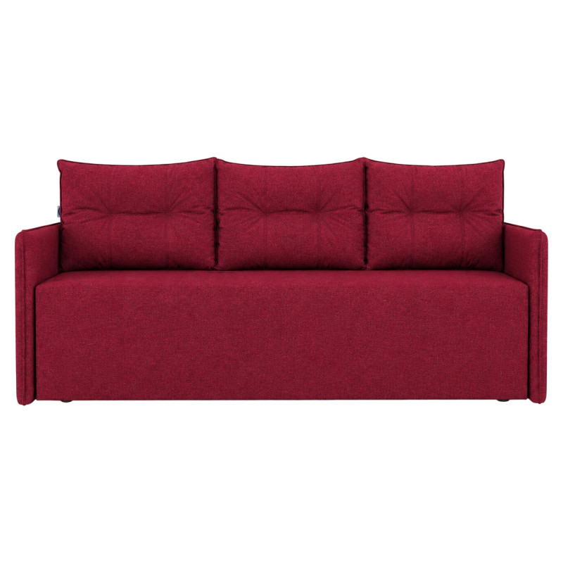 Диван розкладний ортопедичний Мекко Erne 2060х950мм Bonel Standart Hard Plus III категорія Austin 8 Ruby Red (MEK-161490)