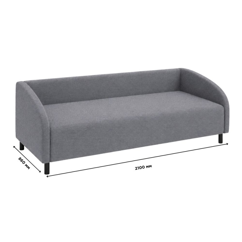 Диван Мекко Milly 2100х860 Ergo Акційна тканина Bagama 46 (MEK-161440)