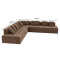 Кутовий диван Мекко Paradise 3500*3500 Perfect IV категорія Bestseller Latte (MEK-161510)