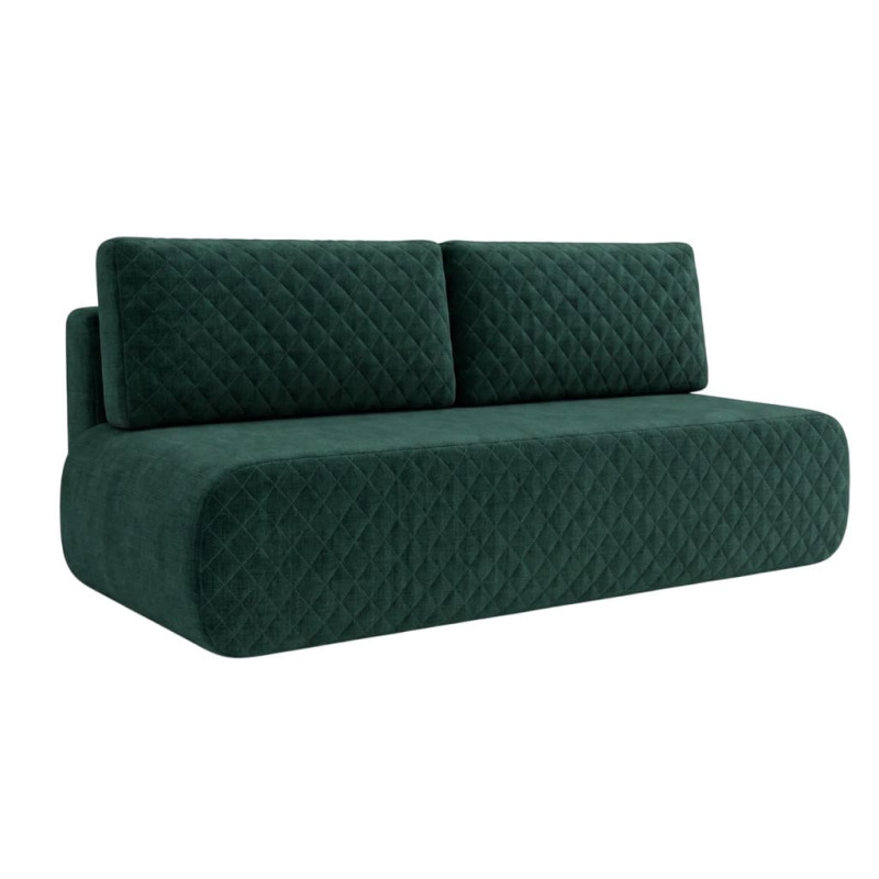 Ортопедичний диван Мекко Polo 2080*860 Bonel Standart Hard Plus IV категорія Bestseller Emerald (MEK-161069)