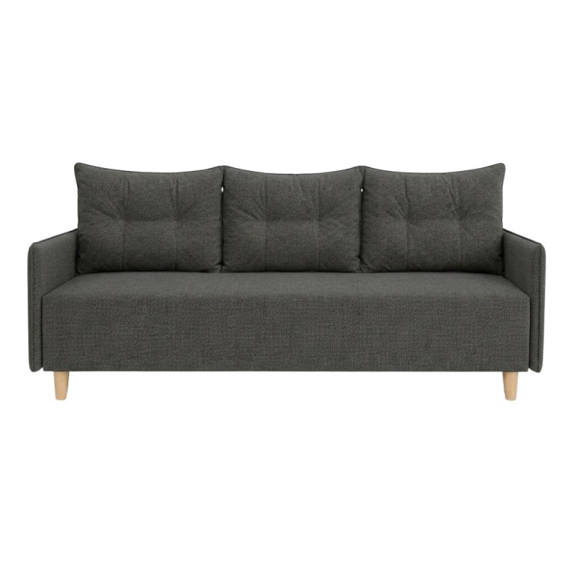 Ортопедичний диван Мекко Scandi 2060×950 Pocket Spring Cocos III категорія Austin 20 Graphite (MEK-161570)